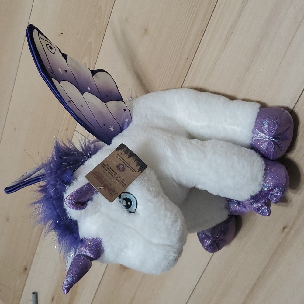 Unicorn stuff toy new with tags(the bear factory signature collection)